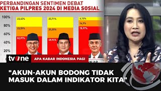 Rustika Paparkan Perbandingan Sentimen Debat Capres di Media Sosial  AKIP tvOne [upl. by Charles]