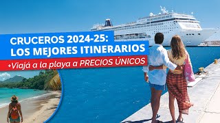 CRUCEROS 202425 con los mejores itinerarios Vacaciones en baja VACACIONES EN LA PLAYA [upl. by Persse]