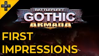 Battlefleet Gothic Armada  First Impressions [upl. by Nolasba340]