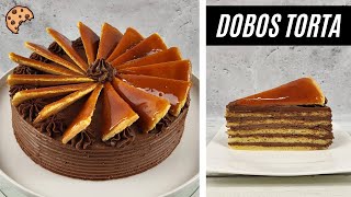 Dobos Torte  the original Hungarian recipe Beas Bites [upl. by Guild]