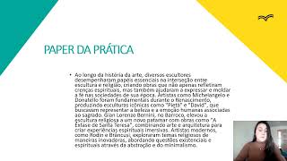 Socialização Prática Interdisciplinar metodologia do ensino das artes e a tridimensionalidade [upl. by Nwahser256]