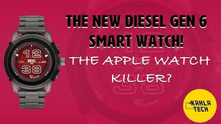 The New Diesel Griffed Gen 6 Smart Watch with Wear OS amp Snapdragon Wear 4100 [upl. by Davide]