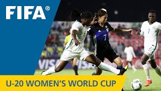 MATCH 4 JAPAN v NIGERIA  FIFA Womens U20 Papua New Guinea 2016 [upl. by Liddy]