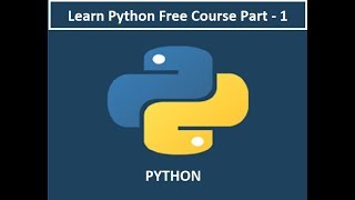 Learn PythonFull course for BeginnersPart 1 [upl. by Sokcin]