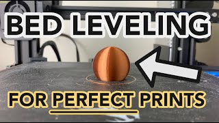 3D Printer Bed Leveling  Ender 3 Pro [upl. by Chirlin]