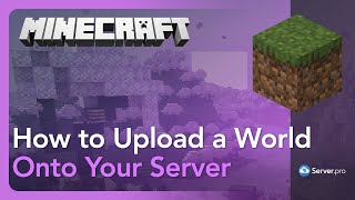 How to upload a world  Minecraft Java [upl. by Eecal]