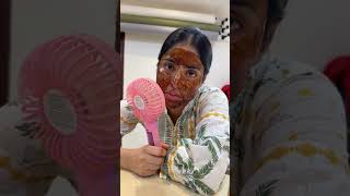 Ghar pe Banaya peel off mask youtubeshorts minivlog [upl. by Favata]