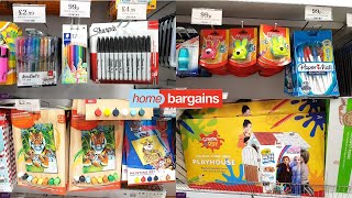 Whats New At Home Bargain StationeryPensColourColouring BookRubberStickerPencilPaint 2022 [upl. by Htebasyle335]