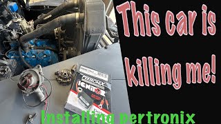 Hot to Install Pertronix electronic ignition on the 46 ford flathead Will this stupid thing run [upl. by Bilow332]