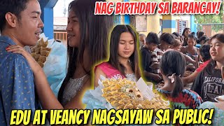 VEANCY NAG BIRTHDAY SA BARANGAY  BULONG NI PAPA EDZ [upl. by Aynosal]