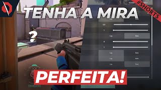 A melhor CONFIGURAÇÃO de MIRA no Valorant Shorts [upl. by Llemert]