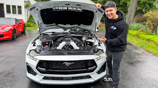 MORE POWER Installing COLD AIR INTAKES on My 2024 Mustang GT [upl. by Jermain]