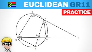 Circle Geometry Grade 11  Practice [upl. by Dorinda65]