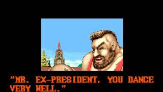 Street Fighter 2 1992 SNES Zangief Ending [upl. by Enneiviv]