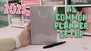 A5 COMMON PLANNER SETUP  COMMON PLANNER 2023  A5 PLANNER SETUP  SALTYKATIE [upl. by Ming]