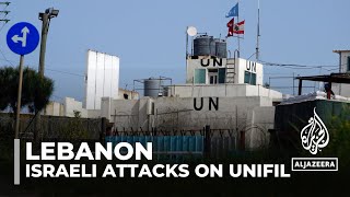 UNIFIL says Israeli military forced entry at base in southern Lebanon [upl. by Adnarahs]