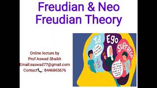 Freudian and Neo Freudian theory SYBMS Consumer Behavior [upl. by Ijies]