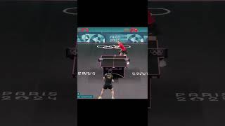 Cheng Meng vs Sun Yingsha best point paris2024 chengmeng sunyingsha wtt tabletennis short [upl. by Panchito550]