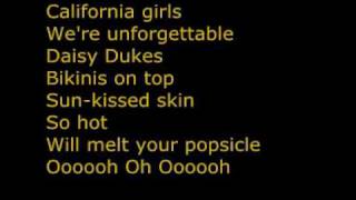 Katy Perry feat Snoop Dogg  California Girls lyrics [upl. by Garlen459]