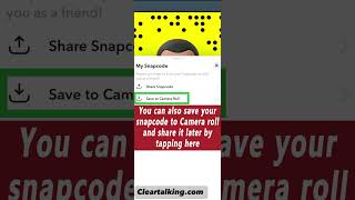 How to share your Snapchat Profile with your Friends snapchat snap [upl. by Eanram380]