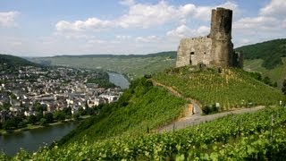 BernkastelKues in Mosel in Germany  travel video about German Moselle Valley [upl. by Nithsa]