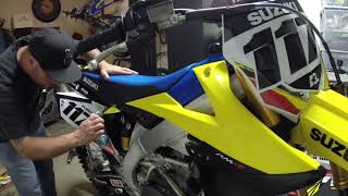 2018 RMZ450 Graphics timelapse [upl. by Cann]