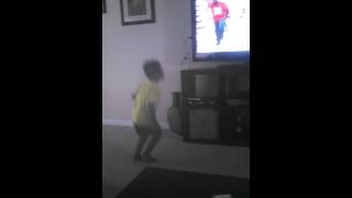 Omari loves the Ickey Shuffle GEICO commercial [upl. by Haym]