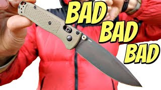 The Worst Knife Ive Ever Carried  BENCHMADE BUGOUT [upl. by Nicolai390]