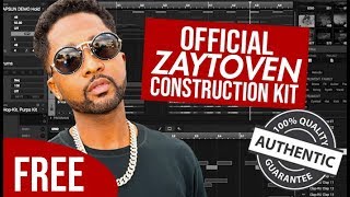 FREE Official Zaytoven Construction Kit 2 REAL amp Official Zaytoven Beat Trackouts [upl. by Cirdor421]