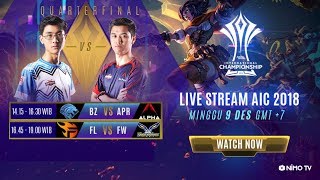 AIC 2018 Quarter Final  9 Desember  Garena AOV Arena of Valor [upl. by Ssac]