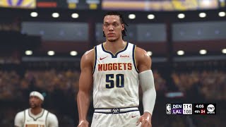 NBA 2K24 Live Simulation  Lakers vs Nuggets GAME 5  2024 NBA Playoffs [upl. by Stavro]