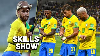 Neymar Vinicius Jr Raphinha Antony  Brazil MAGIC Skills SHOW 2021 [upl. by Rie687]