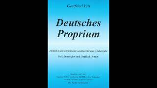 DEUTSCHES PROPRIUM für TTBB und Orgel von Gottfried Veit [upl. by Kruse558]