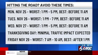 Thanksgiving travel Keep safety in mind 5A LIVE [upl. by Emylee]