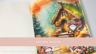 Collage maken met de boeken autumn gnomes amp mushrooms door Jolanda [upl. by Naugan]