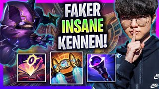 FAKER IS INSANE WITH KENNEN TOP  T1 Faker Plays Kennen Top vs KSante  Season 2023 [upl. by Rieth]