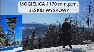 MOGIELICA  BESKID WYSPOWY Zimą [upl. by Klimesh622]