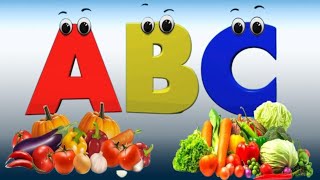 Vegetables ABC Song for Kids  Vegetables Alphabet Song  Phonics for Kids  Alphabet Letters [upl. by Annavas]