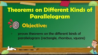 Theorems on Different Kinds of Parallelogram [upl. by Patrizius]