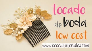 Cómo hacer un tocado de ensueño de para novias o invitadas 83 [upl. by Branden562]