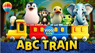 Alphabet ABC train song  Learn Alphabet ABC  Phonic ABC song for kids  Nursery Rhyme Kids video [upl. by Aniratac505]