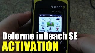 Garmin InReach SE  How to Activate New User [upl. by Goldenberg924]