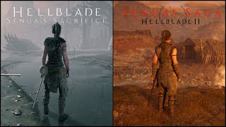 Hellblade 2  Draugrs  No Damage Hard Brutal Combat [upl. by Airahcaz108]