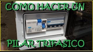 Como Hacer Pilar Monofásico  Trifasico [upl. by Vieva]