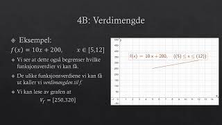 4B Definisjonsmengde og verdimengde [upl. by Aneet74]