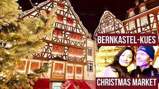 BERNKASTELKUES CHRISTMAS MARKET TRAVEL GUIDE  What Are SANTA Torchlight Swimmers [upl. by Aikemahs]