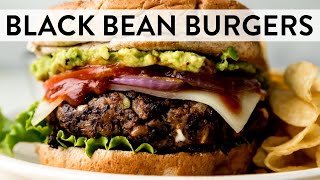 Black Bean Burgers  Sallys Baking Recipes [upl. by Ecahc219]