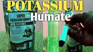 How to use Potassium Humate Organic fertilzer for Plants [upl. by Tebazile]