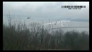 Ukraine antiaircraft missile misses [upl. by Coleville]