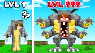 Transforming into a SCARY MONSTER in Minecraft [upl. by Airahs]